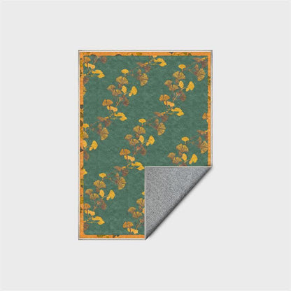 Tappeto pieghevole antiscivolo con foglie di ginkgo pastorale - image 4