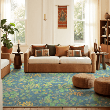 Tappeto antiscivolo pieghevole Lotus Pond - 61" x 96" - image 0