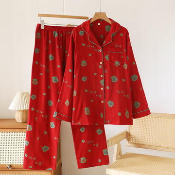 Pigiama in cotone Lucky Persimmon - 2XL - image 0