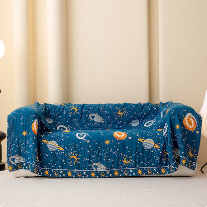 Trapunta reversibile in cotone Dreamy Galaxy - image 2