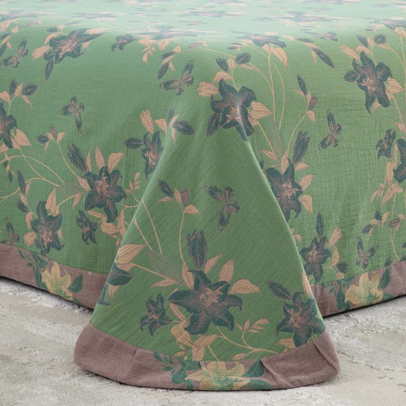 Elegante set di biancheria da letto in garza di cotone Lily (4 pezzi) - image 7