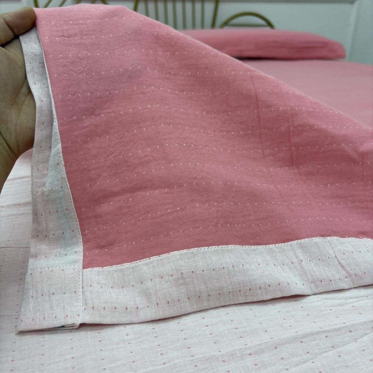 Biancheria da letto minimalista in garza di cotone reversibile - image 8