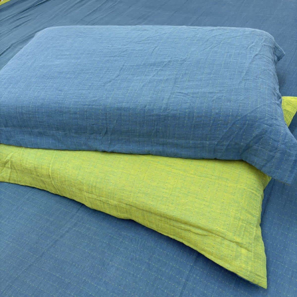 Biancheria da letto minimalista in garza di cotone reversibile - image 2