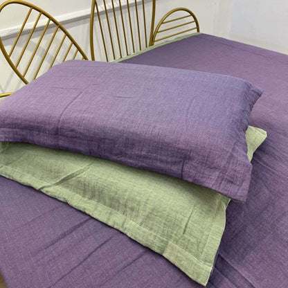 Biancheria da letto minimalista in garza di cotone reversibile - image 6