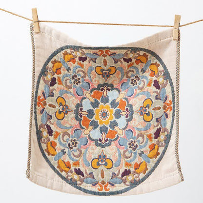 Asciugamano assorbente da cucina in cotone con motivo floreale vintage - image 5