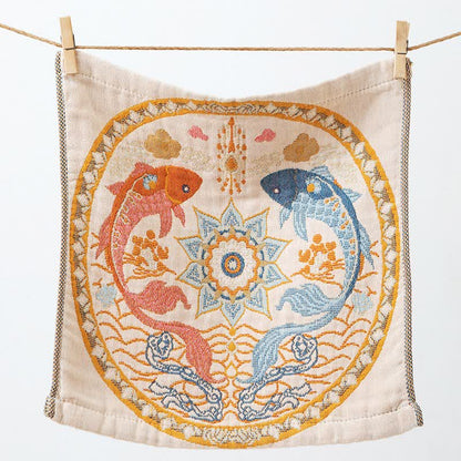 Asciugamano assorbente da cucina in cotone con motivo floreale vintage - image 8