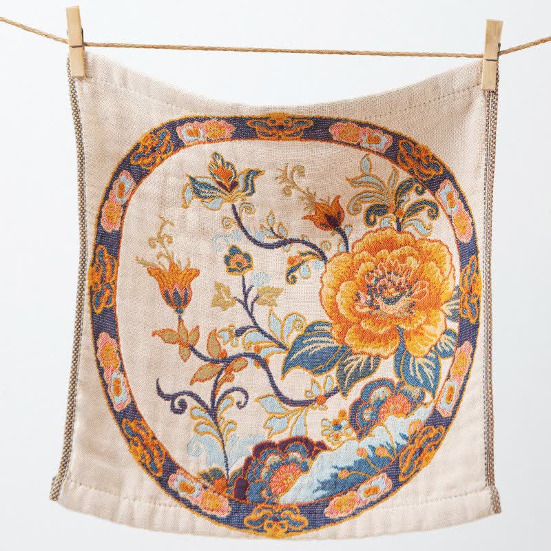 Asciugamano assorbente da cucina in cotone con motivo floreale vintage - image 7