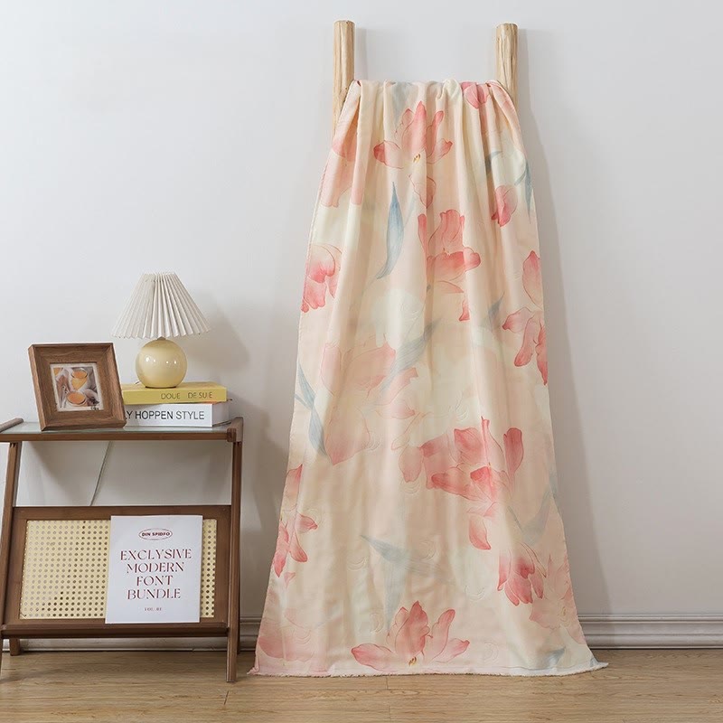 Asciugamano da bagno in puro cotone morbido e rurale - D - 80cm x 160cm - image 3