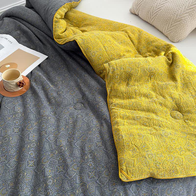 Trapunta in garza di cotone con motivo sottile - image 6