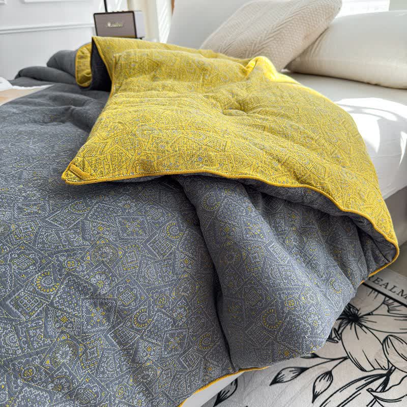 Trapunta in garza di cotone con motivo sottile - image 3