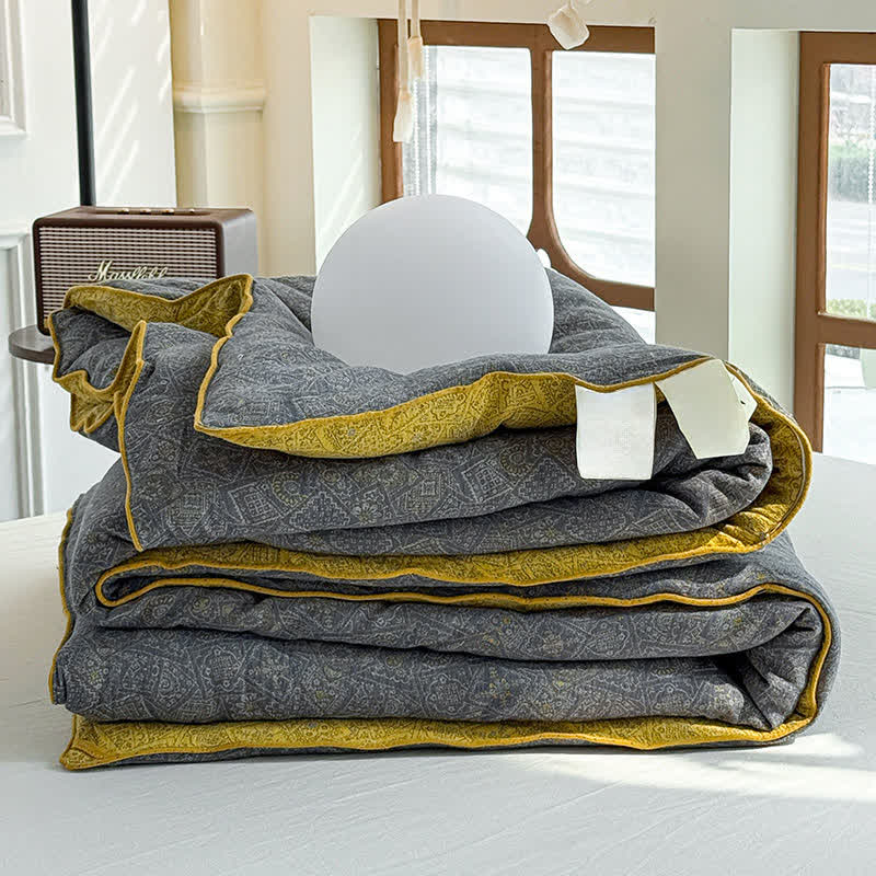 Trapunta in garza di cotone con motivo sottile - image 5