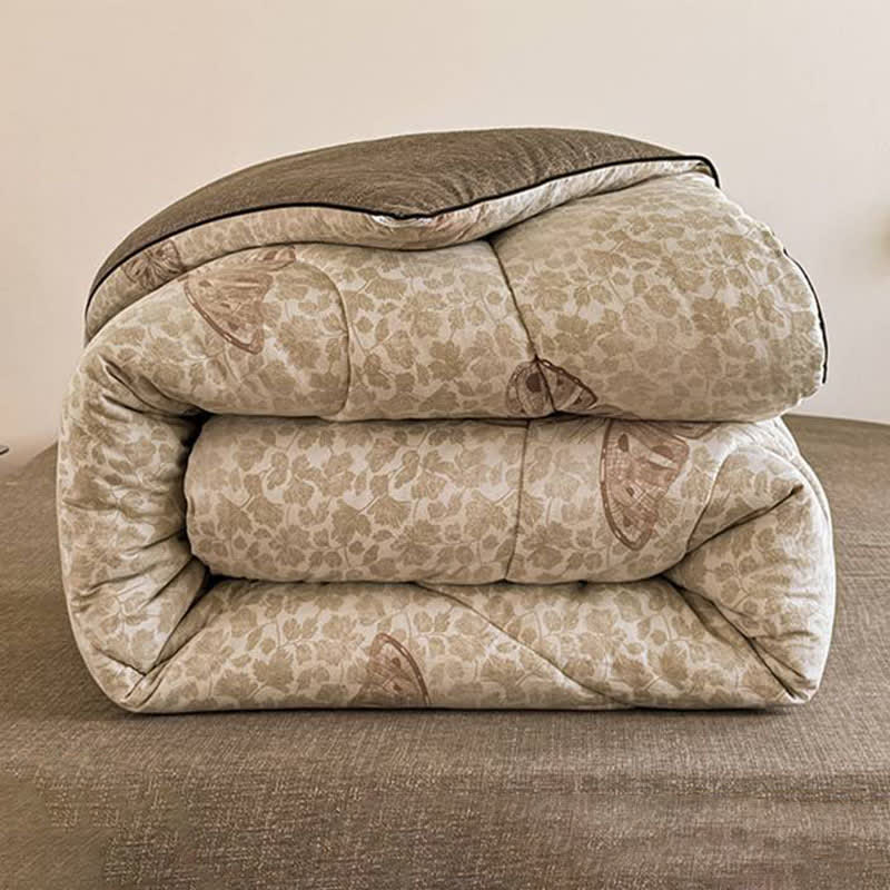 Trapunta reversibile con motivo a farfalla - image 1