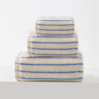 Set di morbidi asciugamani da bagno in puro cotone - Bianco - Set da 3 pezzi - 34 cm x 34 cm+34 cm x 74 cm+70 cm x 140cm - image 11