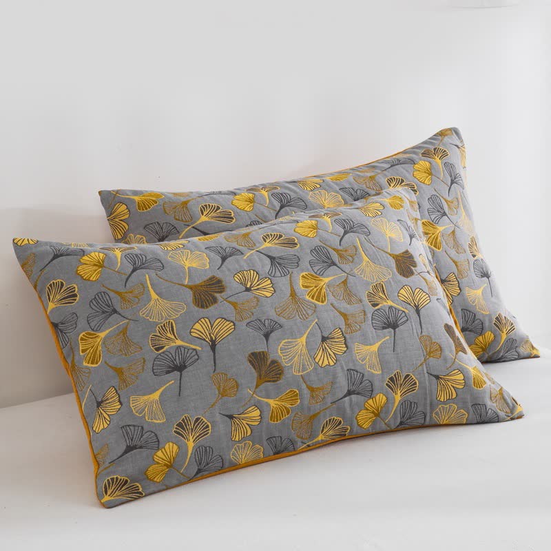 Trapunta in cotone biologico Ginkgo Biloba - image 46