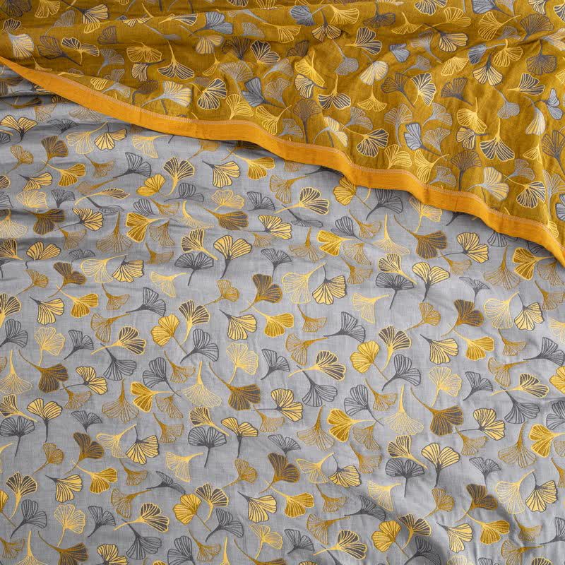 Trapunta in cotone biologico Ginkgo Biloba - image 51