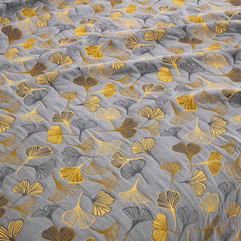 Trapunta in cotone biologico Ginkgo Biloba - image 50