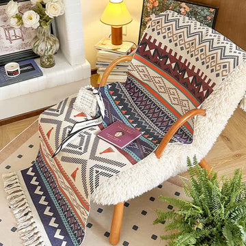 Tappetino funzionale Boho Triba in cotone e lino - 60cm x 180cm - image 0