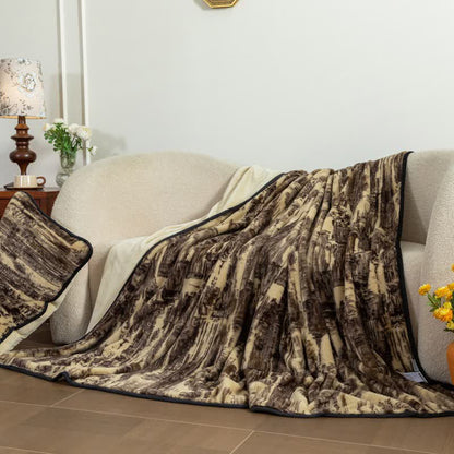 Coperta con lenzuolo con angoli astratta in stile artistico - image 1