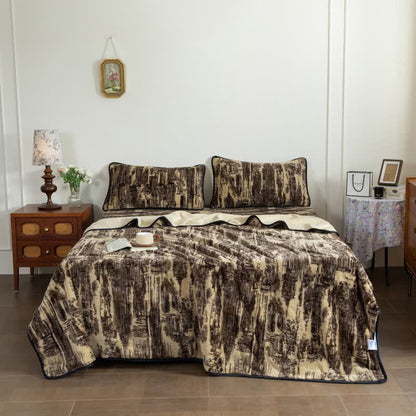 Coperta con lenzuolo con angoli astratta in stile artistico - 2 federe - 48cm x 74cm - image 0
