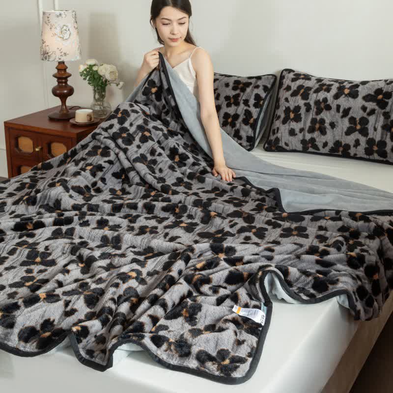 Coperta con lenzuolo con angoli in peluche Art Butterfly - image 1
