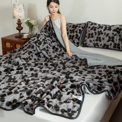 Coperta con lenzuolo con angoli in peluche Art Butterfly - image 1