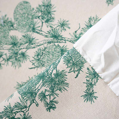 Coperta da divano con volant in pino verde - image 7