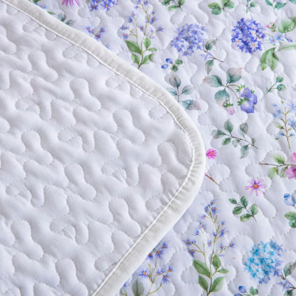 Set copriletto trapuntato in cotone Refresh floreale (3 pezzi) - image 6