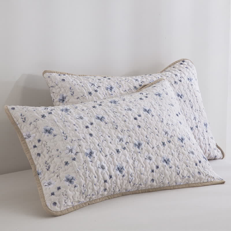 Set copriletto trapuntato floreale Serene Floral (3 pezzi) - image 4