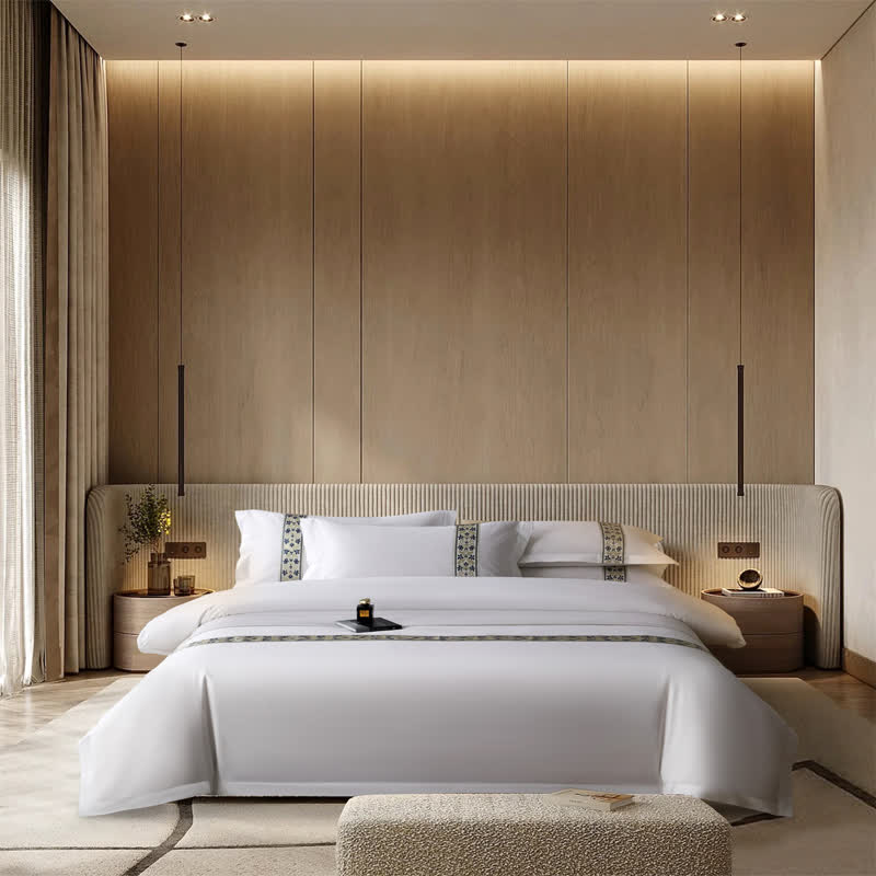 Set copripiumino in stile mediterraneo semplice (3 pezzi) - image 1