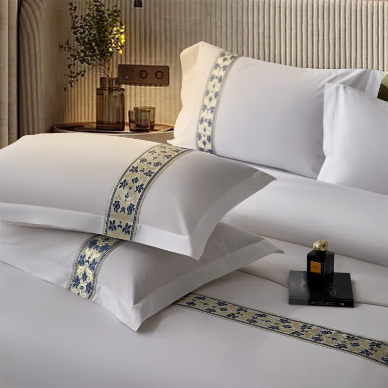 Set copripiumino in stile mediterraneo semplice (3 pezzi) - image 3