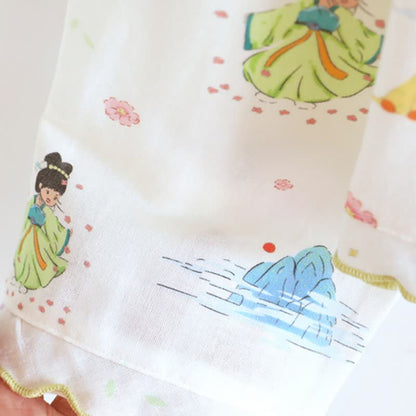 Abbigliamento da casa in garza di cotone con principessa dei cartoni animati orientali - image 5