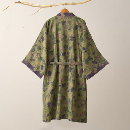 Kimono in garza di cotone Ginkgo Biloba - image 37