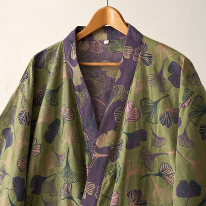 Kimono in garza di cotone Ginkgo Biloba - image 38