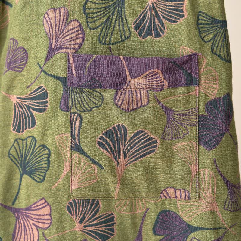 Kimono in garza di cotone Ginkgo Biloba - image 44