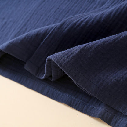 Accappatoio kimono unisex minimalista in garza di cotone - image 9