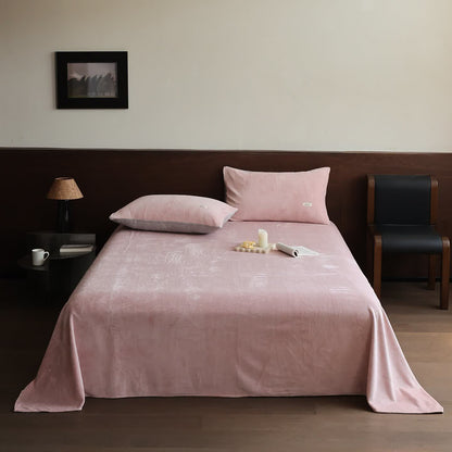 Copriletto caldo e soffice in tinta unita Ownkoti - Rosa - Copriletto con 2 federe - Matrimoniale Grande - image 16