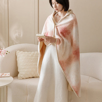 Coperta scialle con cappuccio indossabile e accogliente - image 22