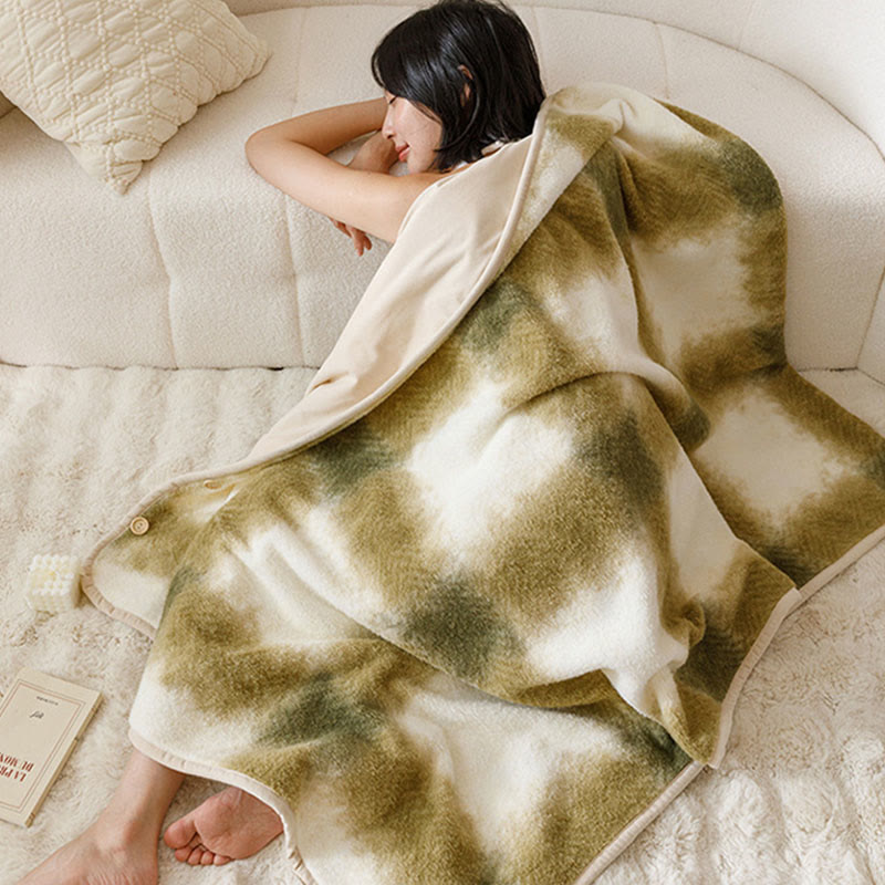 Coperta scialle con cappuccio indossabile e accogliente - image 8