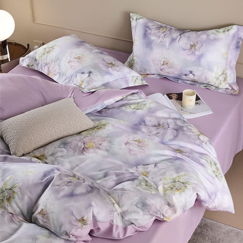 Set di biancheria da letto in puro cotone floreale Ownkoti Dreamy (4 pezzi) - image 2