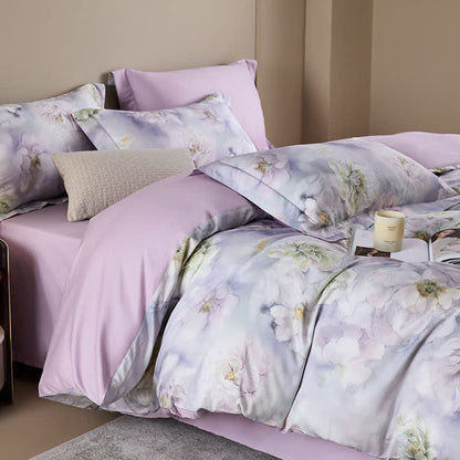 Set di biancheria da letto in puro cotone floreale Ownkoti Dreamy (4 pezzi) - image 3