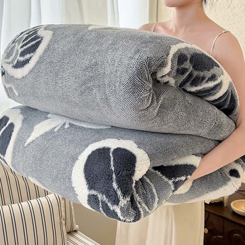 Coperta di peluche con stampa a farfalla ispirata alla natura Ownkoti - image 11