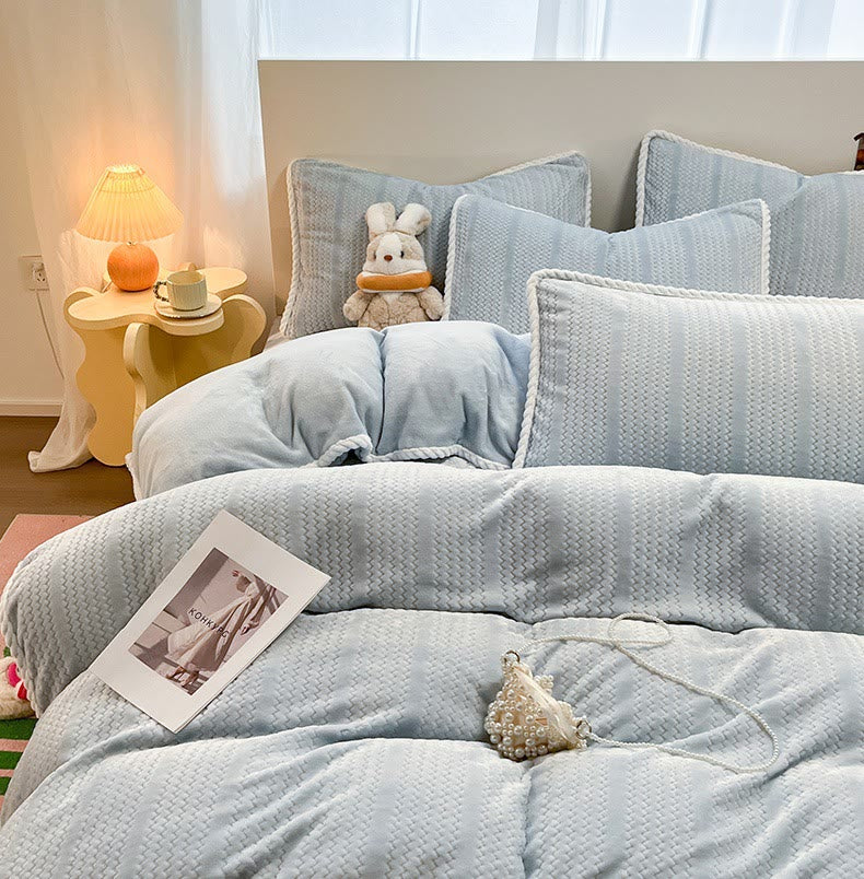 Set di biancheria da letto invernale in pile di lusso (4 pezzi) - image 6