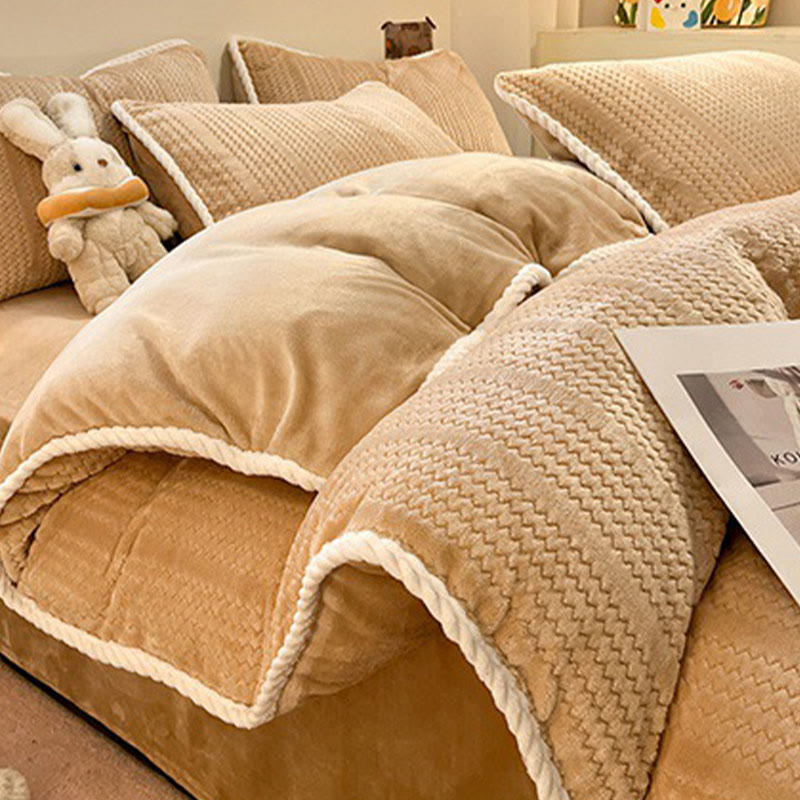 Set di biancheria da letto invernale in pile di lusso (4 pezzi) - image 28