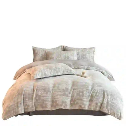 Set di biancheria da letto in pile spesso e goffrato (4 pezzi) - image 13