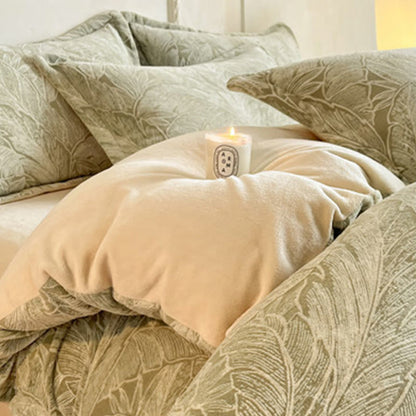 Set di biancheria da letto in pile spesso e goffrato (4 pezzi) - image 16