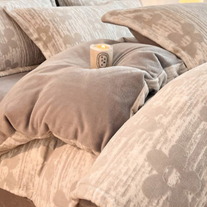 Set di biancheria da letto in pile spesso e goffrato (4 pezzi) - image 9