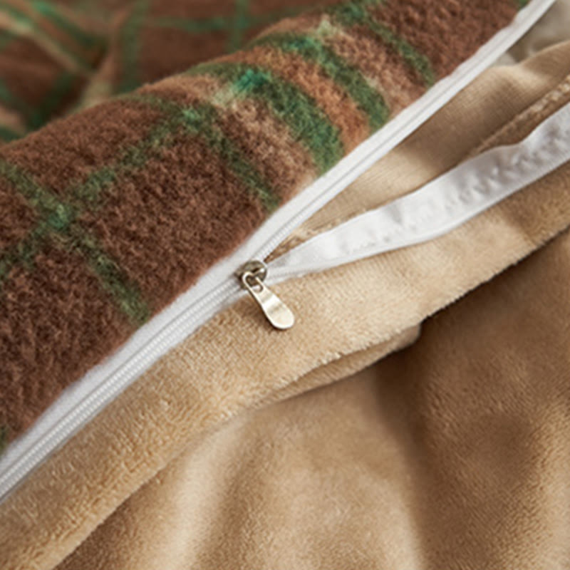 Set di biancheria da letto classica scozzese e calda (4 pezzi) - image 16
