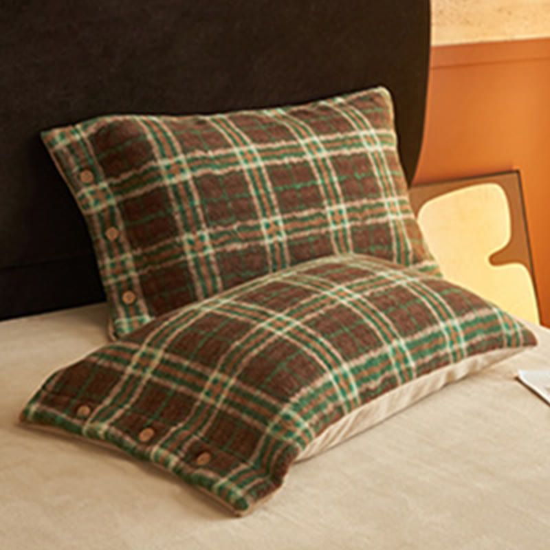 Set di biancheria da letto classica scozzese e calda (4 pezzi) - image 14