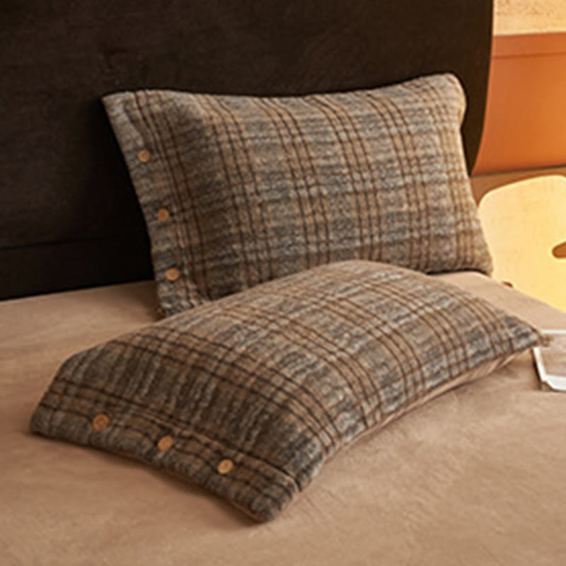 Set di biancheria da letto classica scozzese e calda (4 pezzi) - image 20