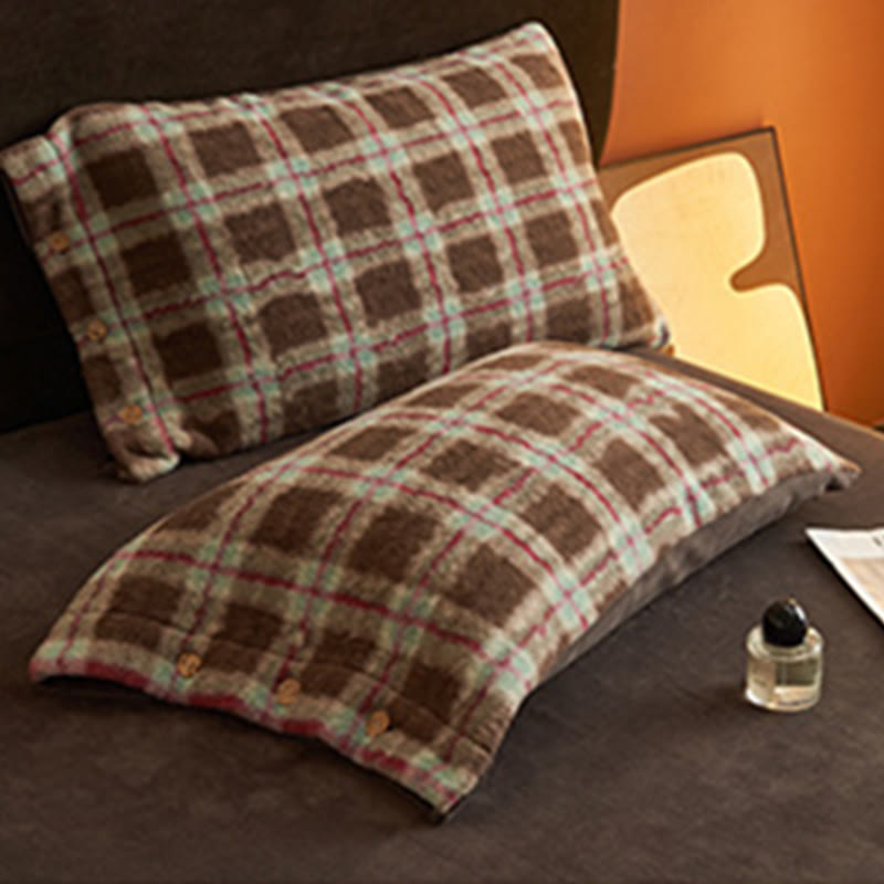 Set di biancheria da letto classica scozzese e calda (4 pezzi) - image 25